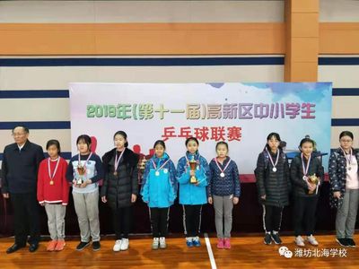 燃！濰坊北海學(xué)校乒乓小將展英姿，市賽舞臺喜獲佳績